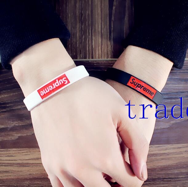 Supreme Silicone Band Wristband Bracelet