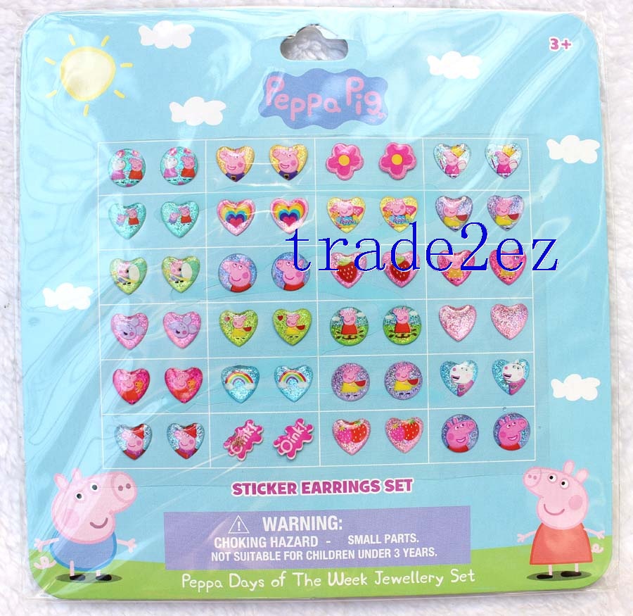 Peppa Pig Ambulance Earring Sticker