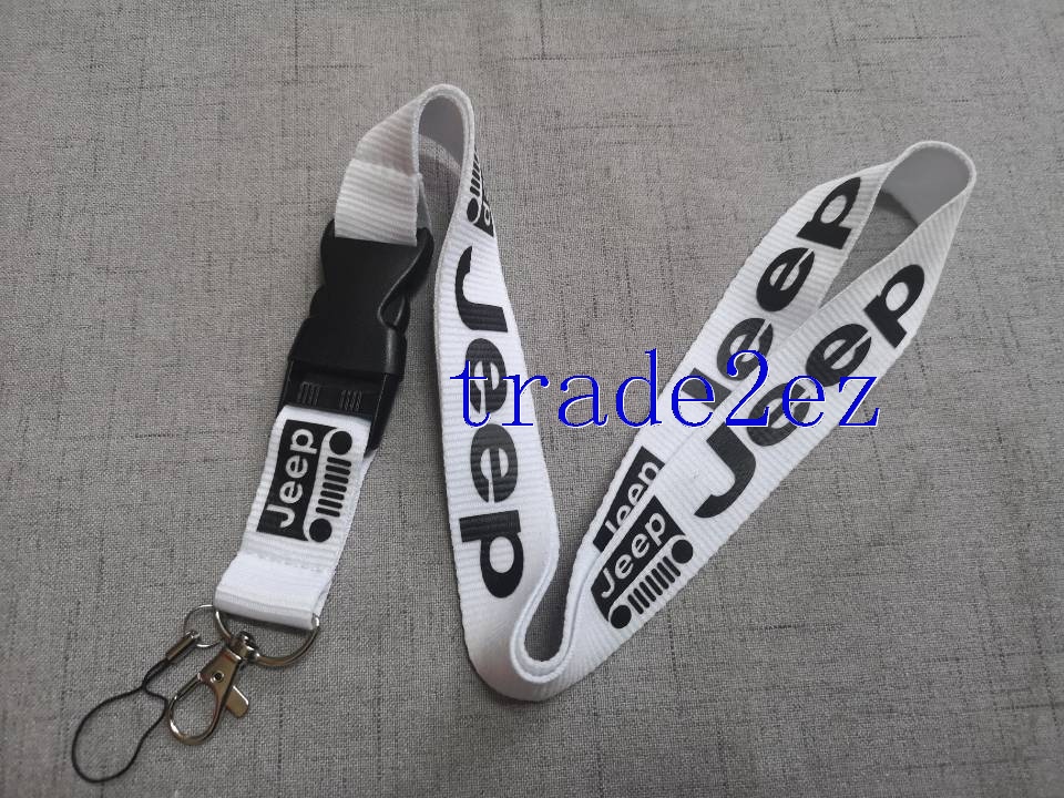 jeep lanyard white