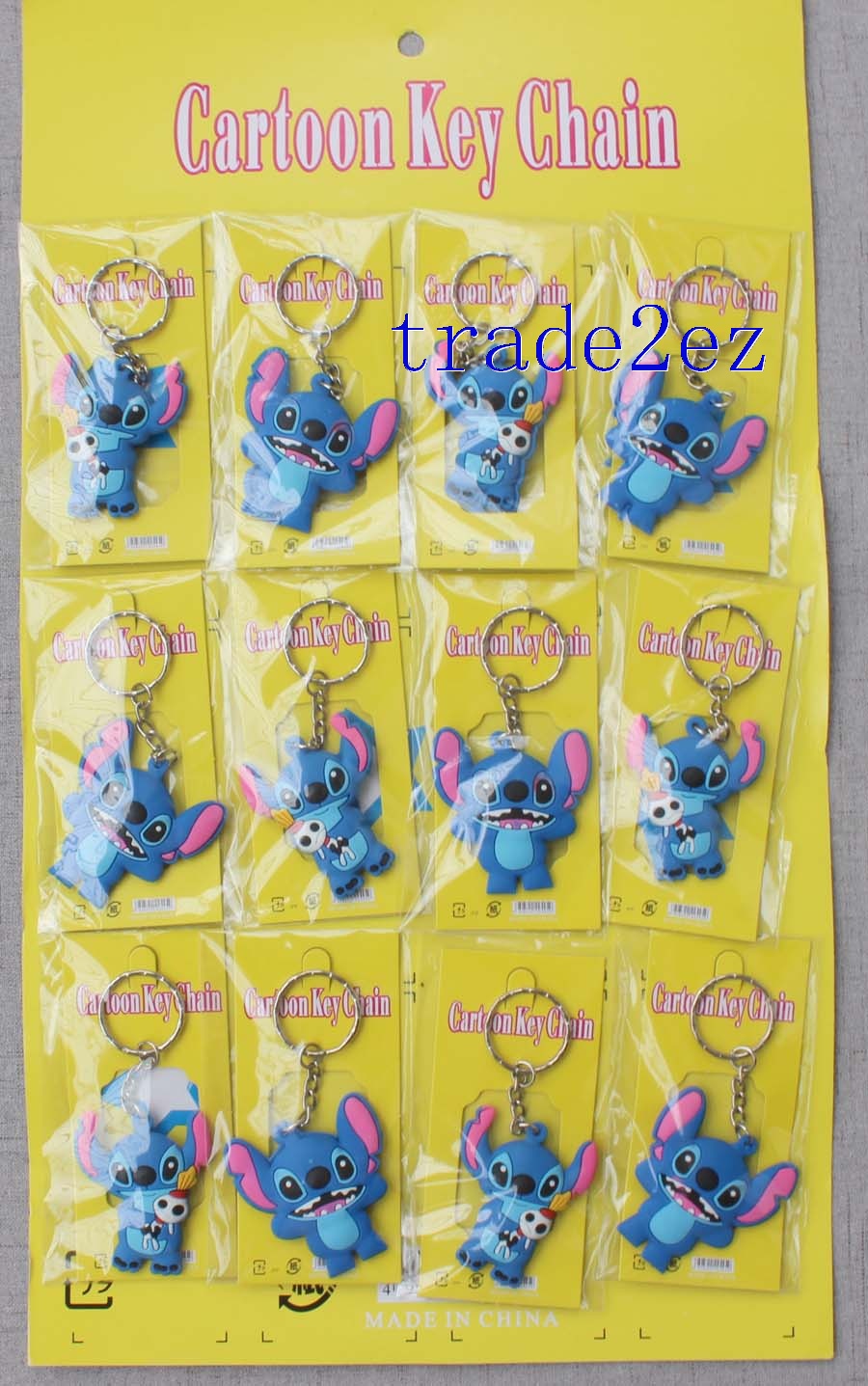 Keychains A 12-piece Stilzer Shape