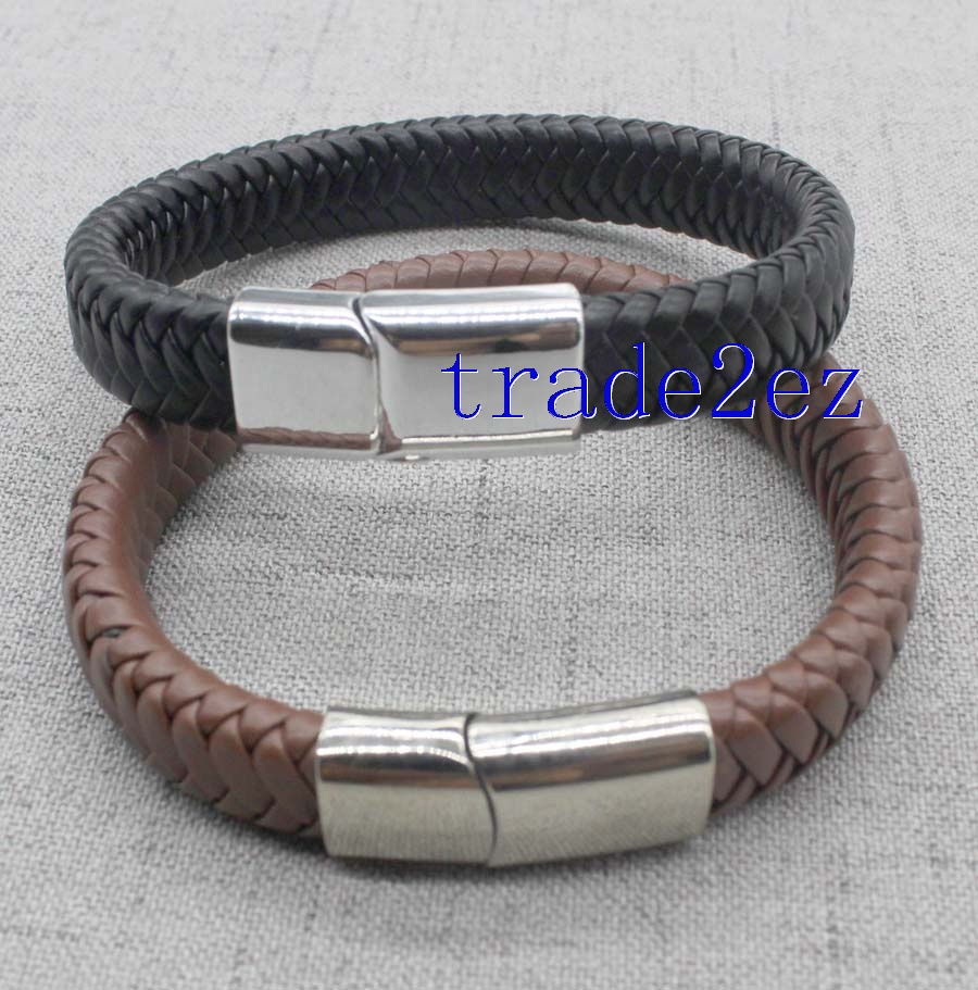 Three color leather bracelets