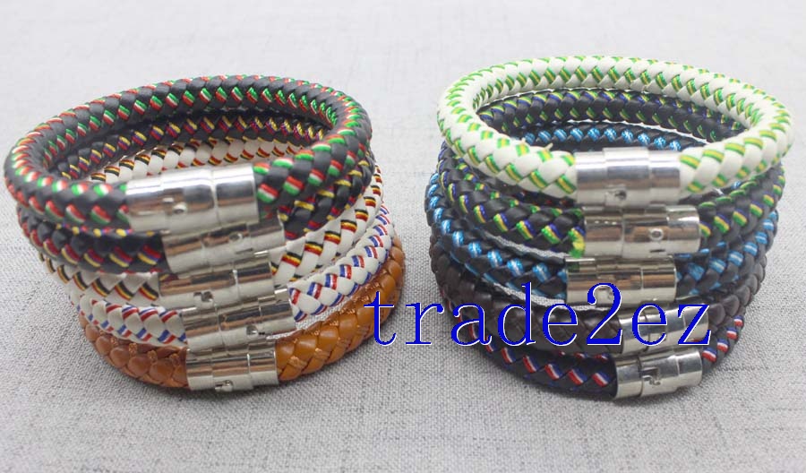 10 Colours Leather Bracelets