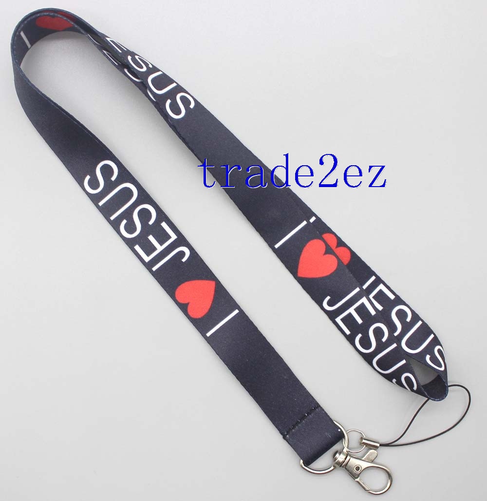 I LOVE Jesus lanyard