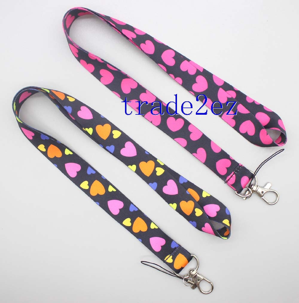 Heart-shaped lanyard