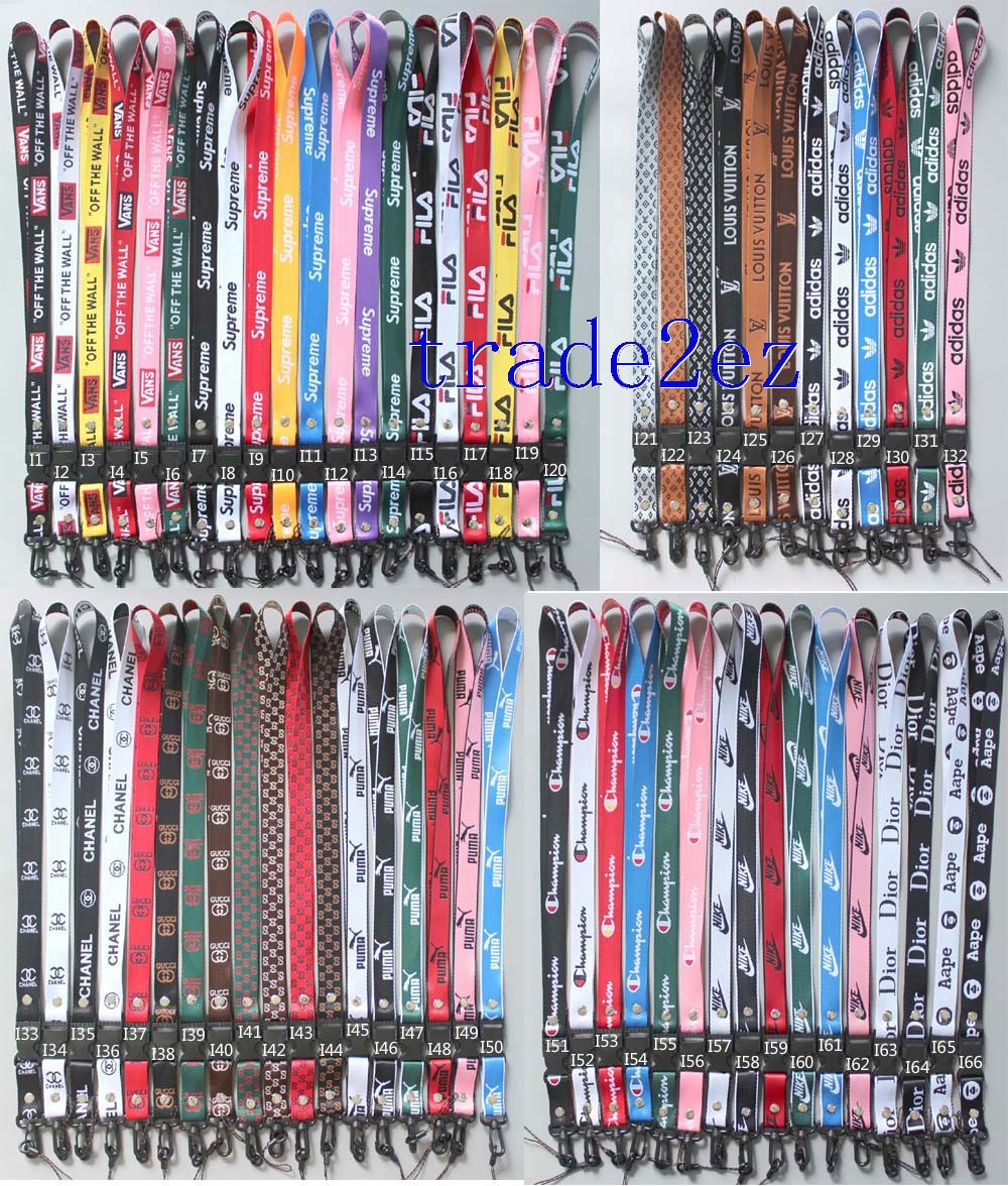 Adidas Nike LV Chanel Gucci Dior Jacquard Lanyard