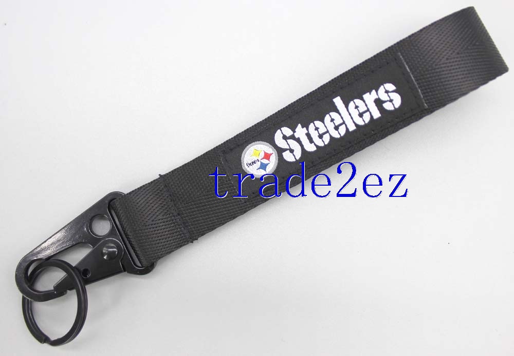 NFL Pittsburgh Steelers Lanyard With Clip For Keys