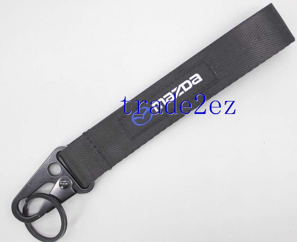 Mazda black/blue Lanyard Strap with Clip