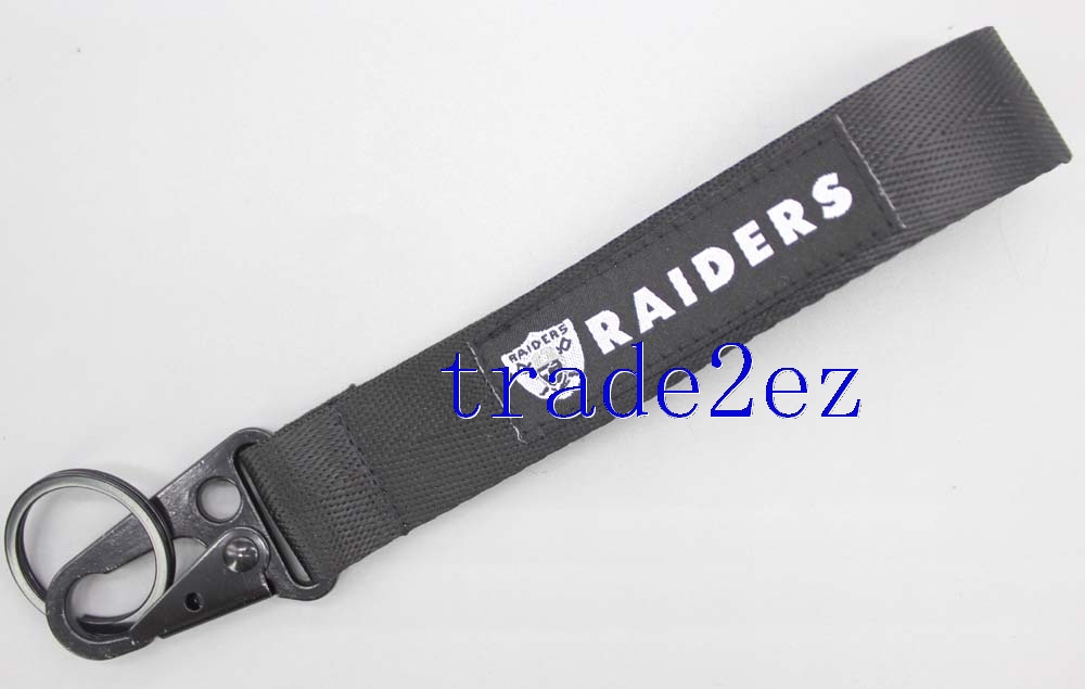 Las Vegas Raiders Keychain Lanyard Strap with Clip