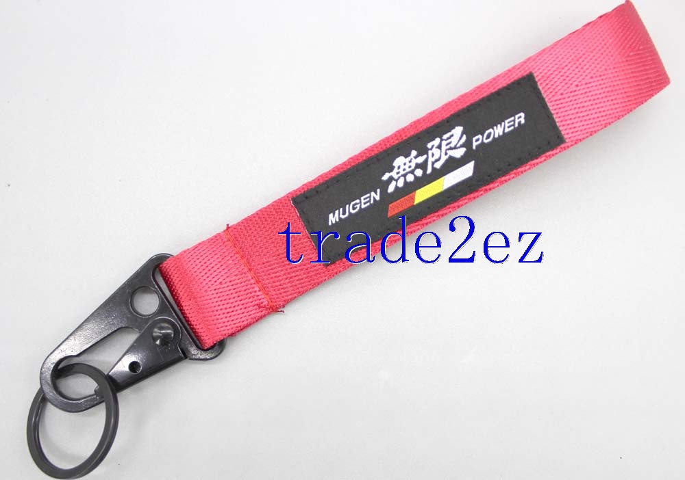 Mugen Power Red Honda Keychain Holder Lanyard With Clip