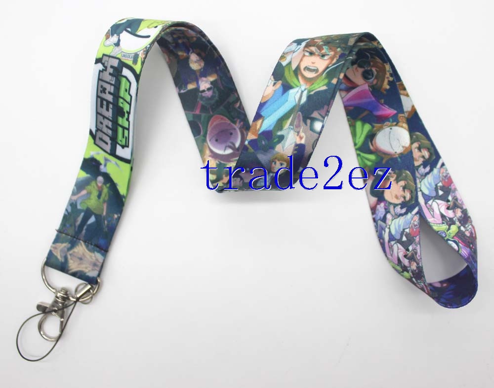 Dream SMP Minecraft Key Lanyard ID Badge Holders