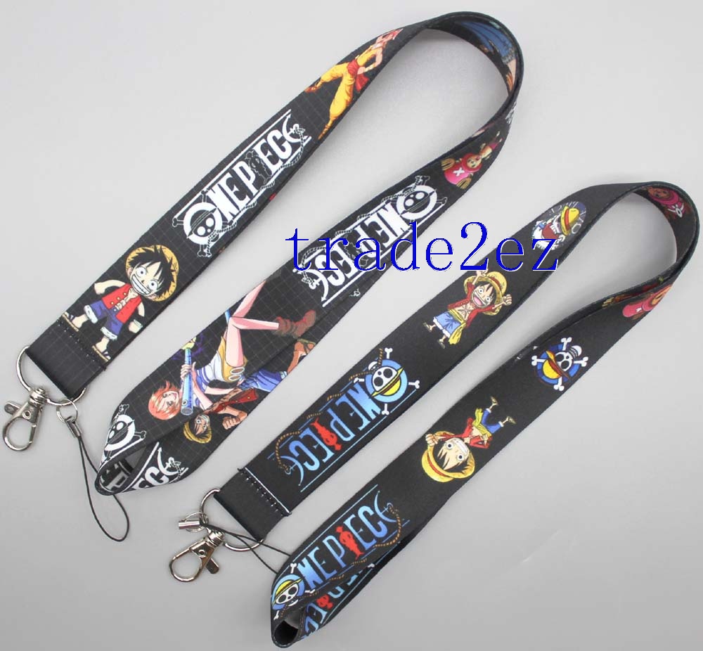 ONE PIECE Keyring Neck Straps Lanyard Keychain