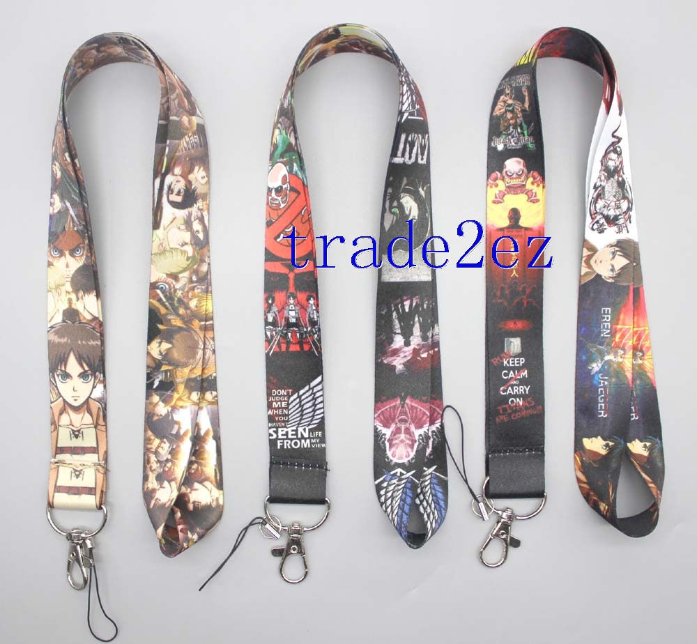 Attack on Titan Key Lanyard ID Badge Holders