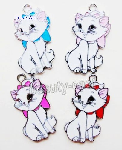 Marie Cat Metal Charms pendants DIY Jewellery Making