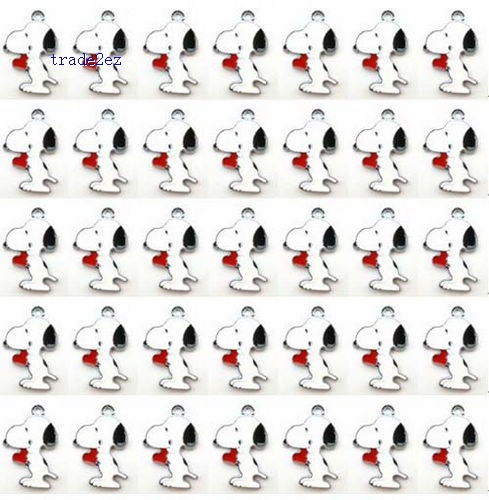 Snoopy With heart DIY Metal Charms Jewelry Making pendants
