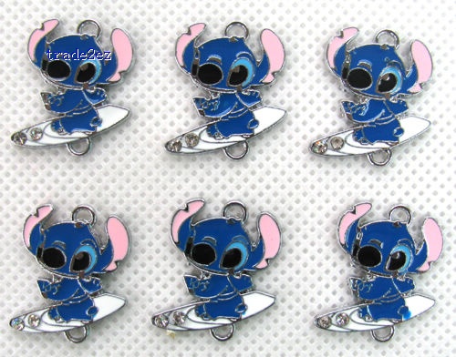 Stitch With skids Jewelry Making Metal Figures Pendant Charms