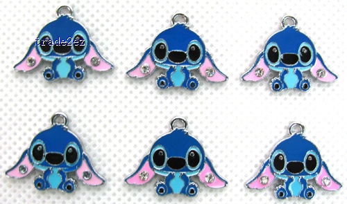 Stitch Jewelry Making Metal Charm pendants