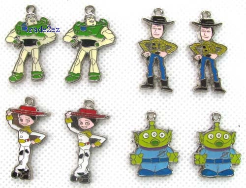 Toy Story Alloy Enamel Pendants