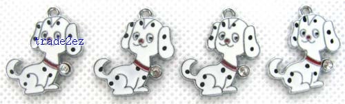 spotty dog DIY Metal Charms Jewelry Making