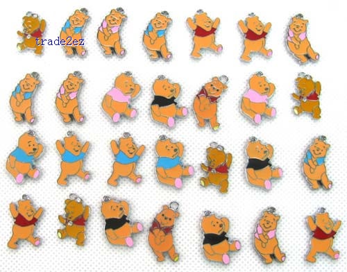 Winnie The Pooh DIY Metal Charms Jewelry Making