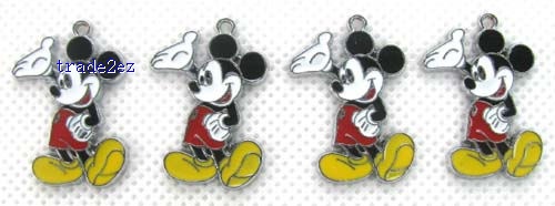 Mickey Mouse Metal Charms Earrings Pendants Jewellery Making