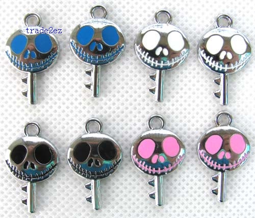 The Nightmare Before Christmas Jewelry Making Metal Charm pendants