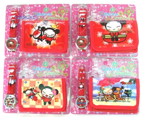 Pucca Watch Wristwatches and purse