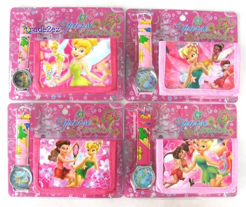 tinker Bell Wallet Watch Purse cute christmas gift