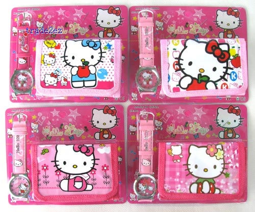 Hello Kitty Wallet Watch Purse cute christmas gift