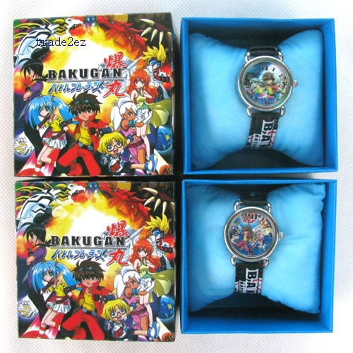 Bakugan Cartoon watch Wristwatches with Boxes Christmas gift