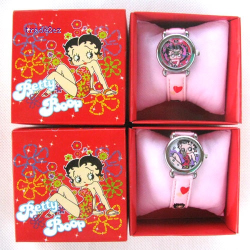 Betty Boop watch Children wristwatch with box