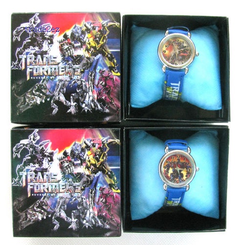 Transformers Cartoon Children Watch Gift Box Retail Packaging