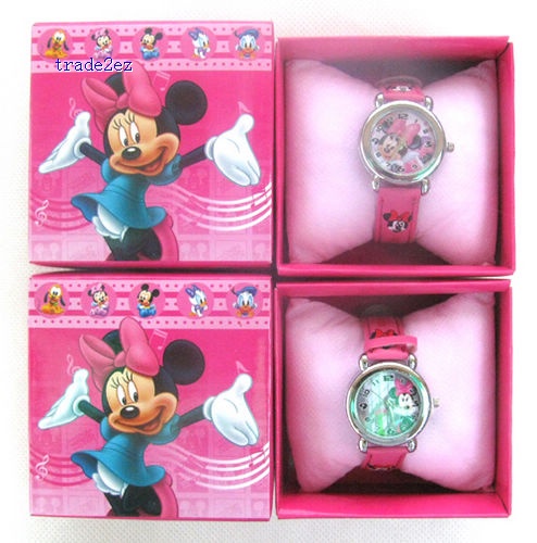 Minnie Mouse Cartoon Children Watches Wrist Watches