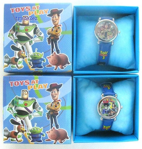 Toy Story Cartoon watches with boxes Wholesale new