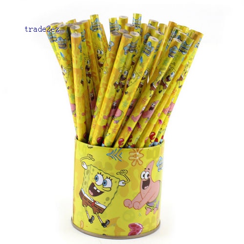 Spongebob  Pencil W/Tin Holder PENCILS HB IN TIN BOX