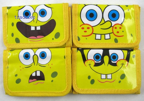 Spongebob cartoon wallet coins bag mix order