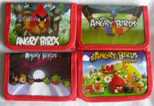 Angry Birds wallet purses gift bags