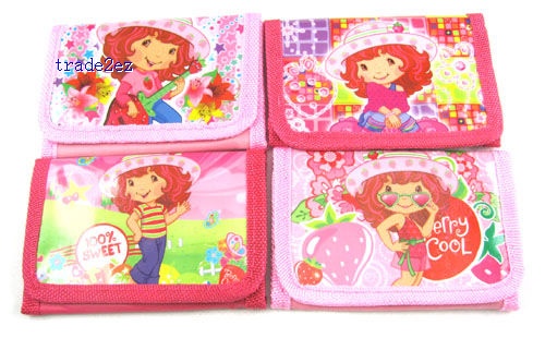 Strawberry Shortcake Girl`s cartoon Purses coin Wallet