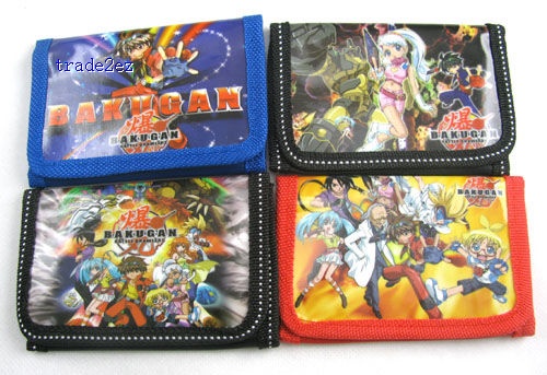 Bakugan foldable organizer wallet purse
