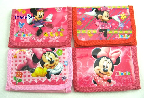 Minnie Mouse Child Coin Purse cartoon Wallet kid's gift