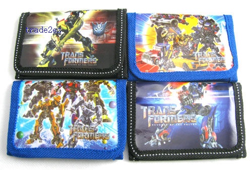 Transformers Cartoon Kid's Purses coin Wallets new Bag