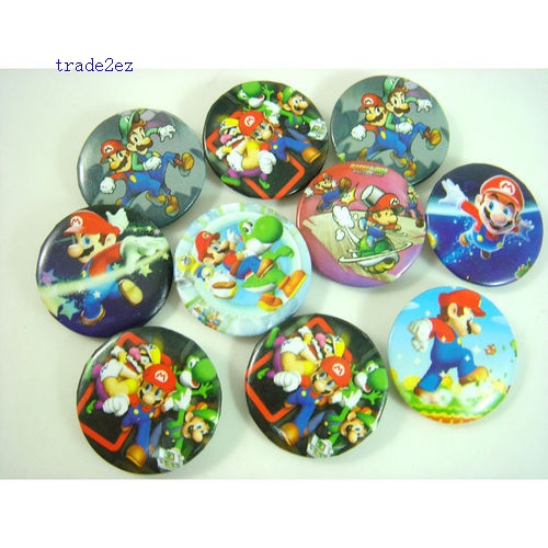 Super Mario Badges/Kid Gift Pin Badge