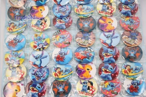 Stitch 3 cm Button Pins Badge Wholesale