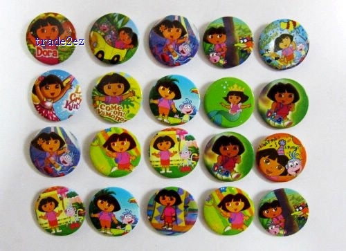 Dora Badges Pins BIG SALES Kids Party Gift RANDOM