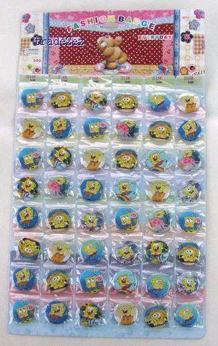 Spongebob Badge Button Pin 3cm party products children gifts